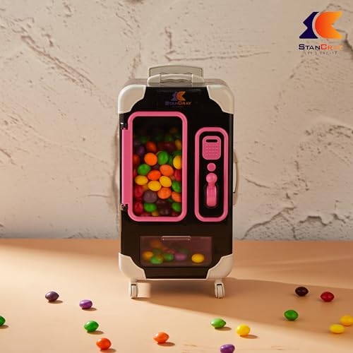 Image of Candy Dispenser, Cute Vending Machine for Desktop, Manual Candy Machine, Dispense Mini Candies, Birthday & Christmas Gift for Girls, Gift for Friends (Black)