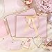 woric Pink Gift Bags with Handles, 14