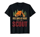 Siéntete seguro por la noche para dormir con un regalo de campamento Scout Camiseta