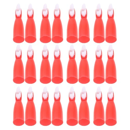 Brosse à dents à doigt souple pour établissements pénitentiaires et milieux fermés