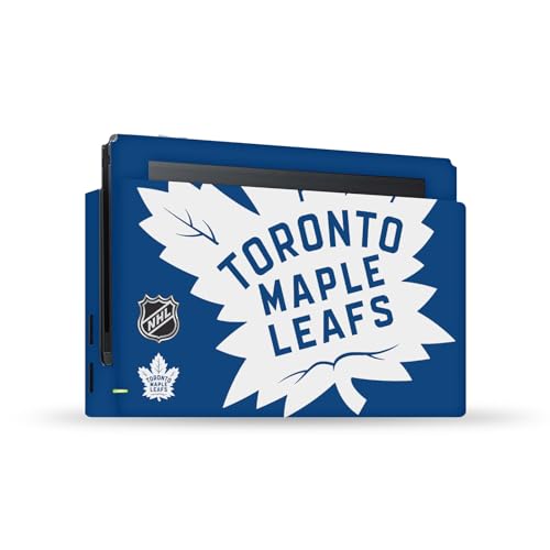 Vinyle autocollant Toronto Maple Leafs effet usé pour console Nintendo Switch