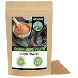 Alpi Nature Carobpulver 1kg, Johannisbrot gemahlen, natürlicher Süßstoff, Johannisbrotmehl