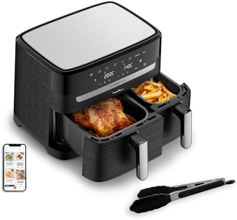 Moulinex Easy fry Essential inox, 8,3L, Jusqu'à 8 personnes, 7 Pr...