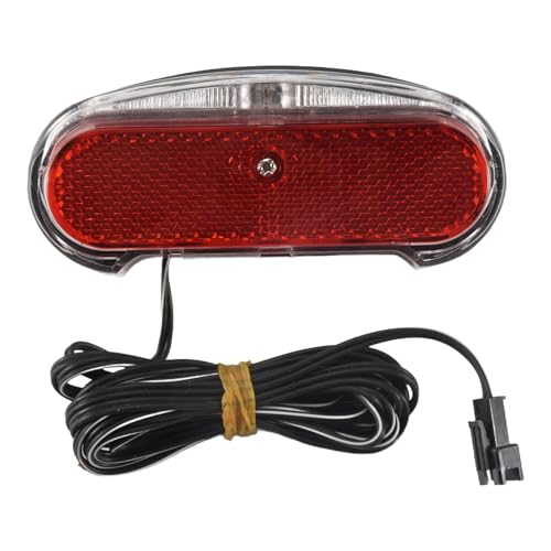 jiyaohui 6V-48V bicicleta eléctrica luz trasera bicicleta eléctrica eléctrica luz trasera E-Scooter noche seguridad LED advertencia luz trasera luz trasera