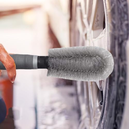 Kit de polissage de voiture 6 pièces et brosses de pneu pour jante