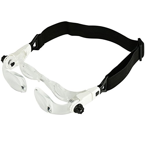 VIDOO Stirnband 4.0X Halterung Tv Brille Lupe Lupenbrille Lupe