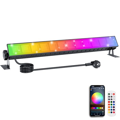 Projecteur Led RGB Barre éclairage extérieur sans viser avec télécommande