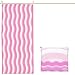 Produktbild just be... Microfibre Strandtuch - Rosa Wellen - XXL 200 x 90cm