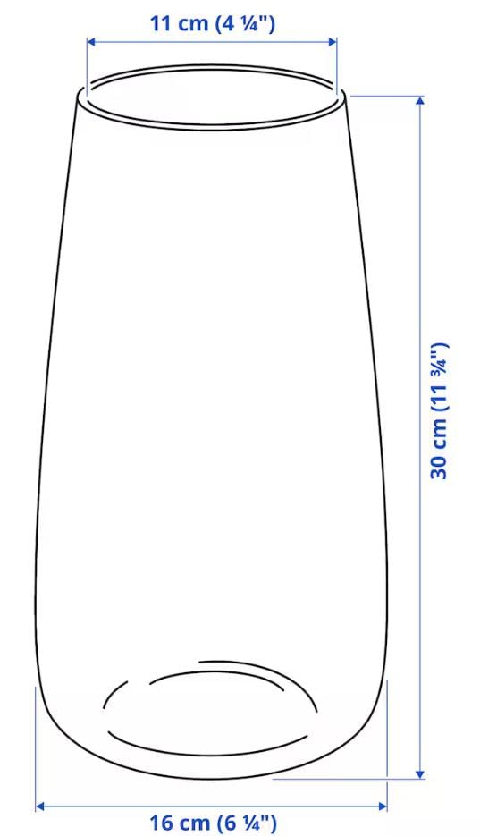 LLC - Glass vase 11x16x30cm with Pink Artificial orchids set in realist water using resin set with natrual pepples. The orchids are climbing natural driftwood (Pink)