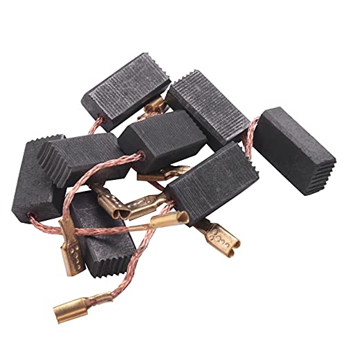 Torribaly Lot de 8 balais de charbon électrique 15 mm x 8 mm x 5 mm Cover