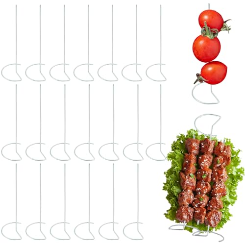 20 Pack Stainless Steel Vertical Kebab Skewers - 10cm Air