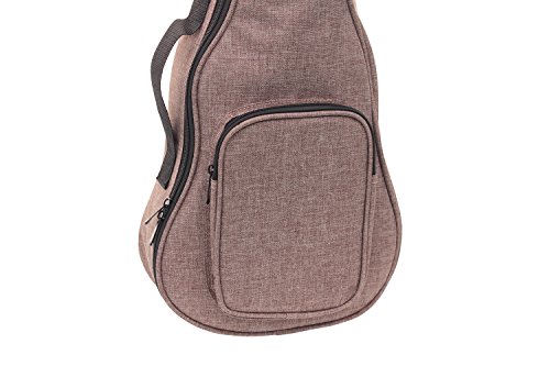 Hot Seal US-LT-UKBAG-SIMPLE BROWN21IN Simple Linen 10Mm Classic Thick Durable Ukulele Case Bag thumb #3