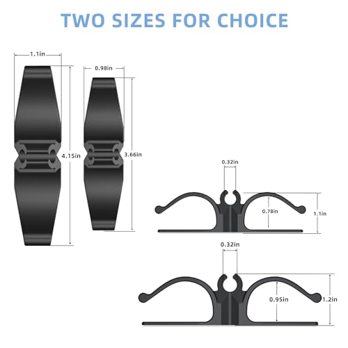 Cord Organizer for Appliances, Small&Large 8 Pack Upgraded Kitchen Appliance Cord Organizer Stick On Appliance Wire Wrapper for Appliances Mixers, Coffee Maker, Pressure Cooker