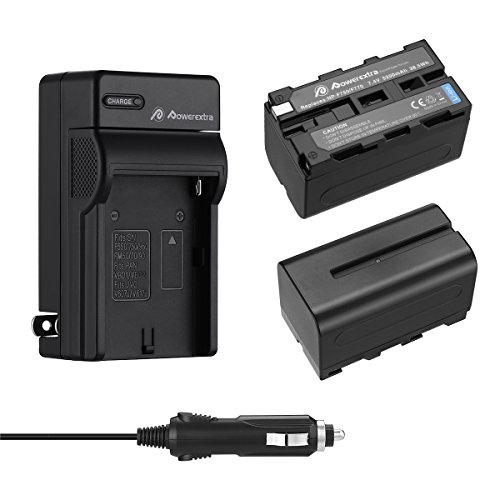 Powerextra 2 Pack Replacement Sony NP-F750 Battery and Charger for Sony NP-F730, NP-F760, NP-F770 Battery and Sony CCD-TRV215 CCD-TR917 CCD-TR315 HDR-FX1000 HDR-FX7 HVR-V1U HVR-Z7U HVR-Z5U Camcorder Powerextra 2 Pack Replacement Sony NP-F750 Battery and Charger for Sony NP-F730, NP-F760, NP-F770 Battery and Sony CCD-TRV215 CCD-TR917 CCD-TR315 HDR-FX1000 HDR-FX7 HVR-V1U HVR-Z7U HVR-Z5U Camcorder