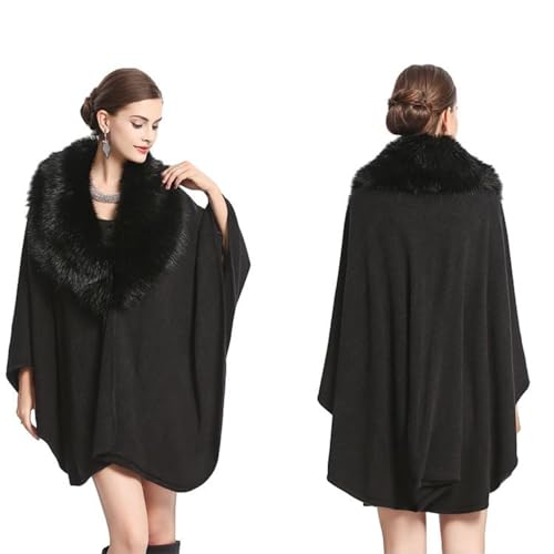 Womens Faux Fur Wraps and Shawls for Evening Dresses Formal Bridal Dressy Cape Warm Fall Winter Wedding Party Cloaks3