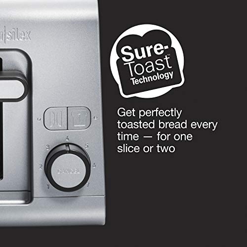 Proctor Silex 2 Slice Toaster With Extra Wide Slots, Sure-Toast Technology, Shade Selector & Bagel Setting, Black And Silver (22302) #TOP1