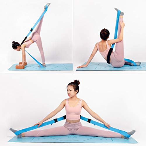 Cinto de tensão Prcatical Ajustável Ajustável Tira de Exercícios Durável Alça para Dança, Yoga Fitne