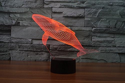 Amazon.co.jp : SUPERRUIDALONG 3D クジラ リモコン 16色 ナイトライト