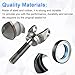 WMPHE Outer Stub Axle Shaft & Inner Knuckle Oil Seal Compatible with 1999-2004 Ford F250 F350 Excursion 3/4 and 1 ton 4X4 trucks with Dana 50/60 Replacement for 2002692 4C3Z3B387AA 50491 F81Z3254CB