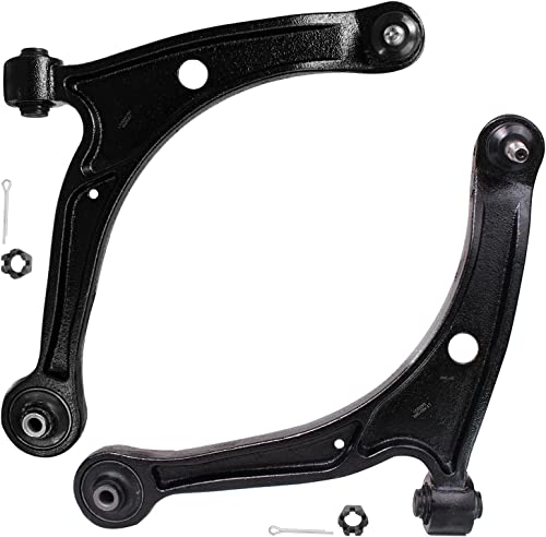Image of Detroit Axle - 6pc Front End Control Arms Kit for Acura 01-06 MDX, 03-08 Honda Pilot, 2 Lower Control Arms w /Ball Joint 4 Outer & Inner Tie Rods 2003 2004 2005 2006 Replacement