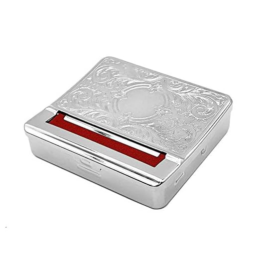 LOSTABA 70mm Cigarette Rolling Machine Automatic Cigarette Roller, Cigarette Case for Rolling and Storage.