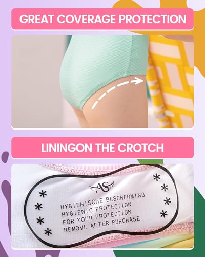 Image of Angel season Girls Swimsuits Kids Bathing Suit One Piece Swimwear with UPF 50+ Cute