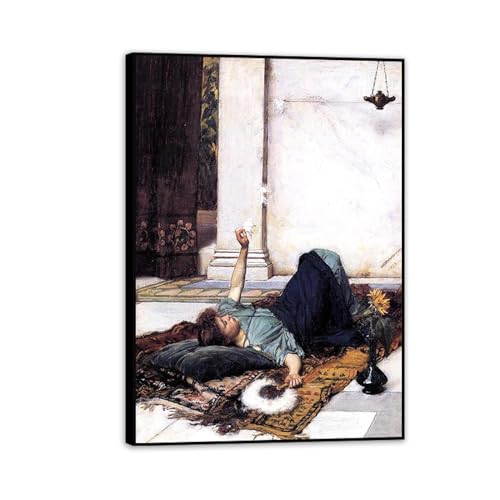 Tableau sur toile Dolce Farniente Waterhouse pour une ambiance romantique