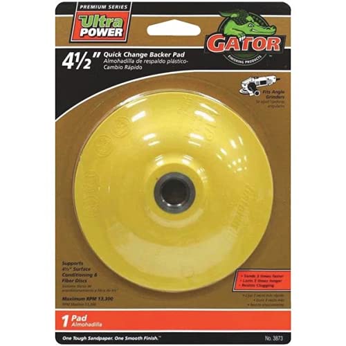 Quick Change Angle Grinder Backing Pad