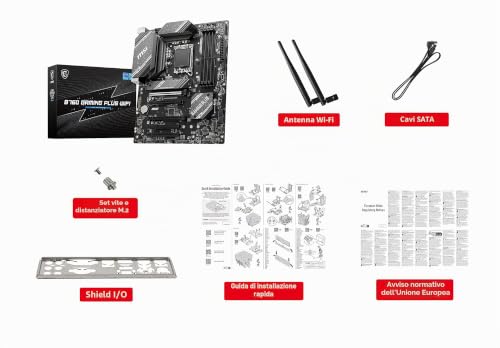 PLACA BASE MSI PRO B760 GAMING PLUS WIFI 1700 ATX 4XDDR5 - Scheda madre - Immagine 6