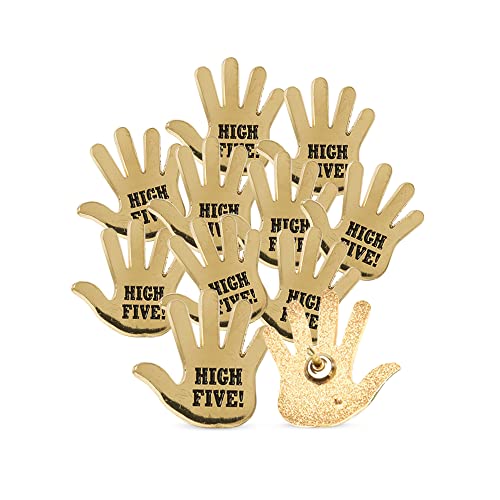 High Five Lapel Pins & Cards (Set Of 10) #TOP3