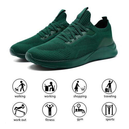 Image of DLWKIPV Womens Slip on Walking Tennis Shoes for Women Work Running Athletic Gym Sports Sneakers Lightweight Casual Shoe