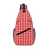 KLJnmbb Mochila cruzada unisex con estampado de bandera danesa de Dinamarca para viajes al aire libre, uso diario, moda