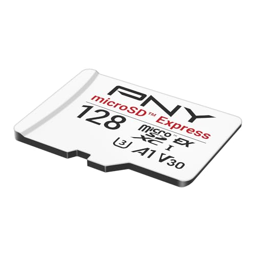 Image of PNY microSD Express 128GB UHS-I U3 V30 A1 microSDXC Flash Memory Card, up to 890 Read & up to 550 Write, Compatible with Nintendo Switch 2