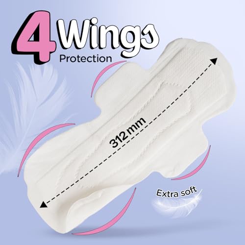 Image of Pee Safe Comfort Ultra Thin Pads XXL 50N with Japanese Leak-Lock Core, 6-Layer Deep Absorption & Dual Wings - Overnight Heavy Flow Protection