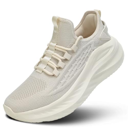 Image of Pozvnn Mens Walking Shoes Fashion Tennis Walking Slip on Sneakers Casual Gym Workout Lightweight Comfortable Trainers