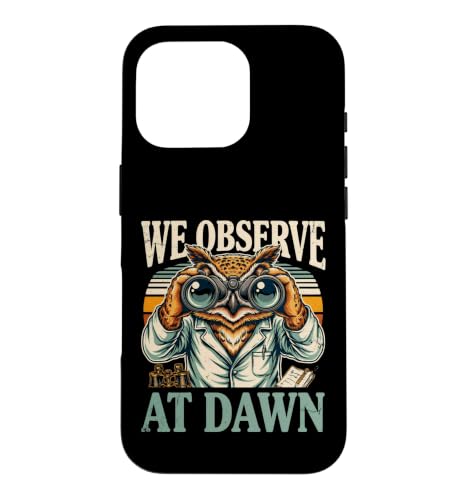 We Observe At Dawn �t�N���E �o�[�h�E�H�b�`���[�Y �X�}�z�P�[�X iPhone 16 Pro �p