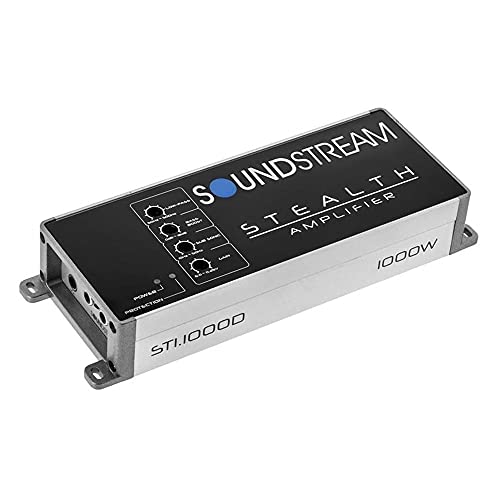 Soundstream ST1.1000D Stealth Series 1000W Class D Monoblock 1 Channel Amplifier