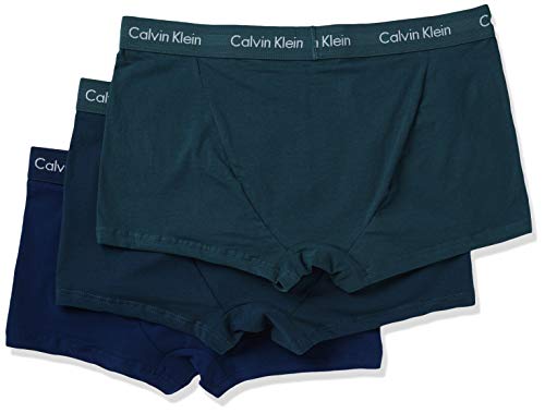 Image of Calvin Klein Men's Polyester Classic Solid Trunk (Pack of 3)