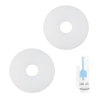 Upgraded 9BU088E Silicone Rubber Gasket, Compatible with Toto Aquia, for Gerber Dual-Flush Toilets, Made for Costco Watermark One-Piece Models, and for Mirabelle,Toilet Gasket Replacement -2Pack