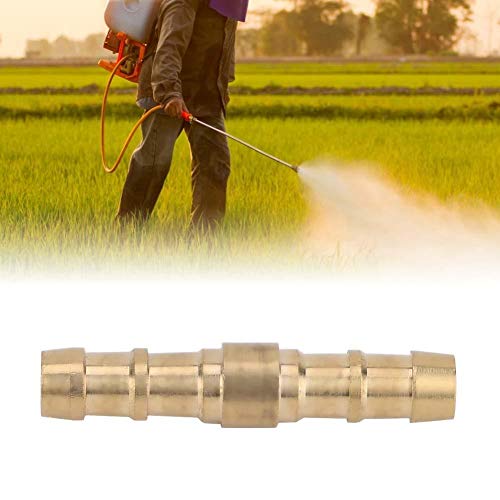 Foto von Weikeya Spleißrohr aus Messing, korrosionsbeständig. Schlauchverbinder Rohradapter für Rohrleitungen für pneumatische Systeme(EIN Wort)