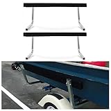 ECOTRIC 61' Adjustable Boat Trailer Bunk Board Guide-On Rails Rustroof Galvanized Steel Ski Boat Fishing Boat Sailboat Trailer 2PCS
