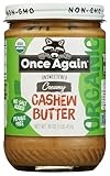 Organic Creamy Cashew Butter 16 Ounce (454 Grams) Jar