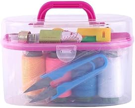 صندوق الخياطة ، ادوات الخياطة الحرفية، ابرة خيط شريط قياس، ادوات منزلية صندوق