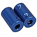 BQLZR Blue 6mm to 6mm Aluminum Shaft Coupling Rigid Coupling Coupler Motor Connector with Spanner Pack of 2