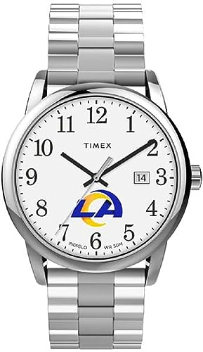 Montre Timex Hommes Analogique Quartz avec un bracelet élégant en acier inoxydable