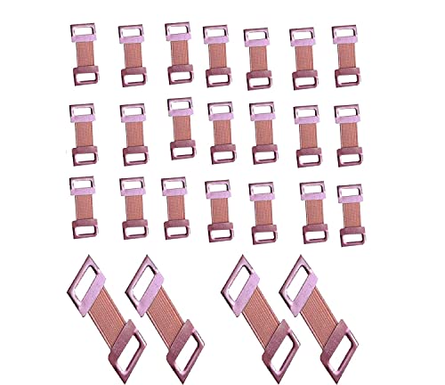 RARE OCEANS ELASTIC SUPPORT CREPE ROLL BROWN CLOSURE CLIPS (QTY OF 15 Nos)