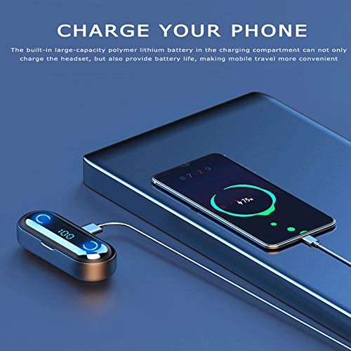 F9-8 Fones de ouvido estéreo sem fio BT intra-auriculares com redução de ruído Fones de ouvido à pro