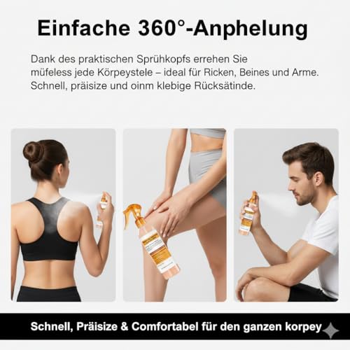 Pure Skin Peel Shot – Kojic Acid & Turmeric Spray, Sanftes Gesichtsspray & Körperpeeling mit AHA & BHA, Leichte Körperpflege für glatte & geschmeidige Haut, 200 ml