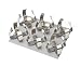 Boekel 270290 Interchangeable Platform for Orbital Shaker, 6 x 250mL or 400mL Beakers