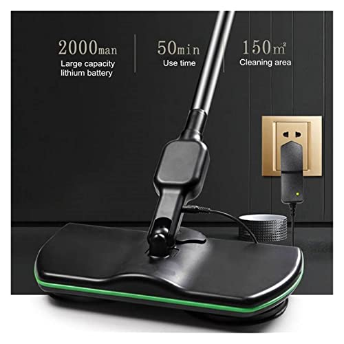 Mopa eléctrica inalámbrica, funciona con pilas recargables para una limpieza y pulido de suelos sin esfuerzo, diseño ligero para un fácil manejo